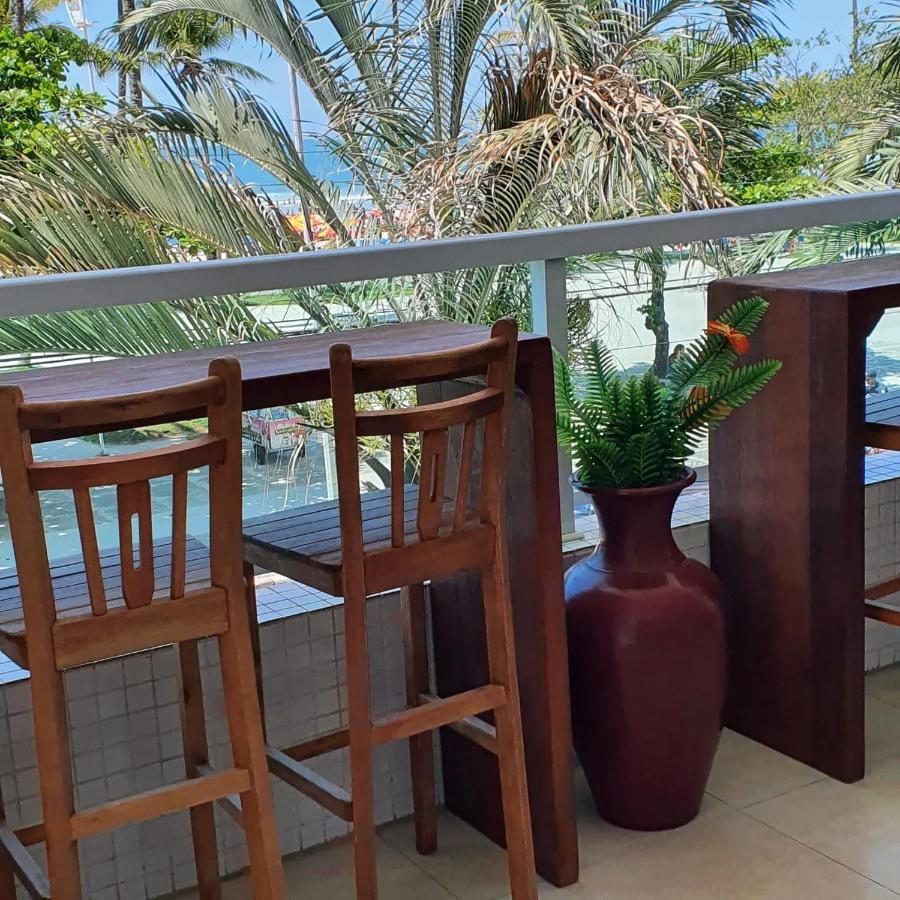 Exclusiva Varanda pé na areia Pitangueiras Guarujá Extérieur photo