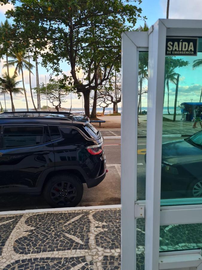 Exclusiva Varanda pé na areia Pitangueiras Guarujá Extérieur photo
